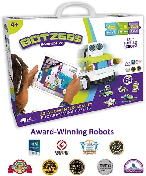 BOTZEES Remote Controlled Robot Childrens Toy Electronic App Control STEM Coding Robot for Children from 4+